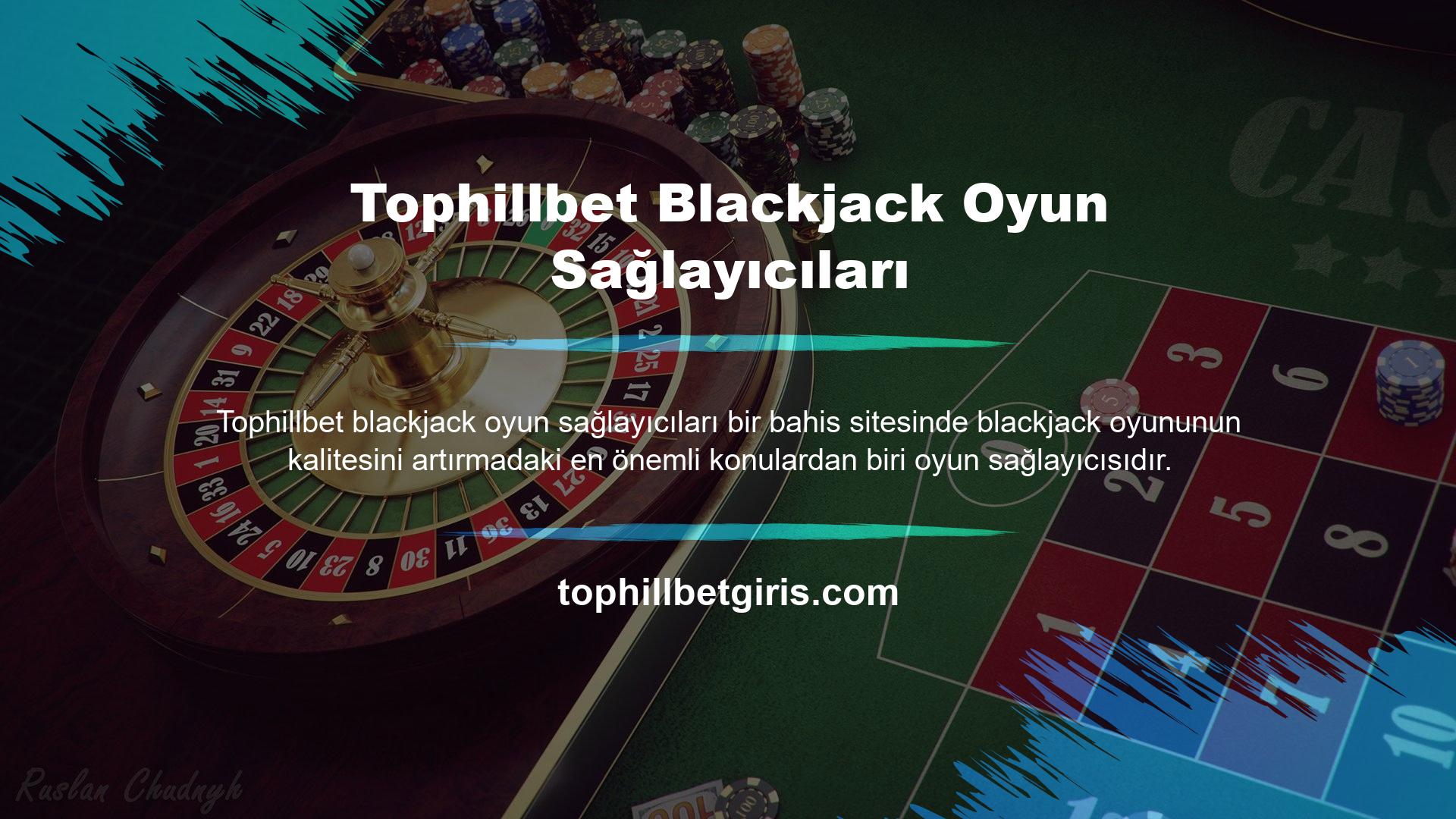 Bu çevrimiçi bahis sitesi, sektördeki en iyi oyun yazılımı şirketlerinin blackjack oyunlarını oynuyor