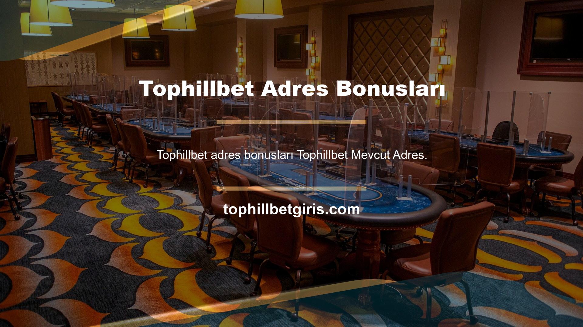 Bahis Sitesi üyelerini bonus ve promosyonlarla şaşırtıyor çünkü sitede her zaman yeni bir Tophillbet mevcut adresi var